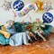 Birthday Decoration Set Colorful Happy Birthday Banner Balloon,Star and Circle Mylar Foil Balloon for Girls Boys Kids & Adults Birthday Decorations and Party Supplies 5PCS